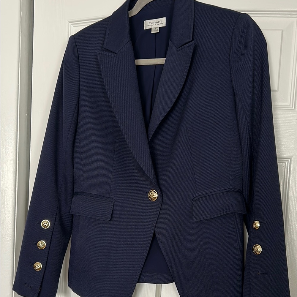 Tahari Navy Women's Blazer